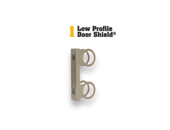 Low Profile Door Shield - 2-3/8" Backset
