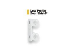 Low Profile Door Shield - 2-3/4" Backset